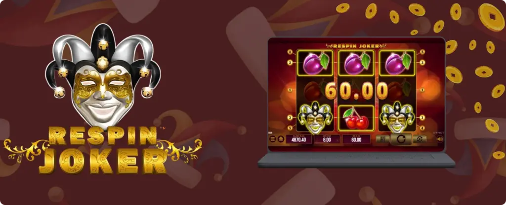 Prehľad bonusových funkcií hracieho automatu Respin Joker